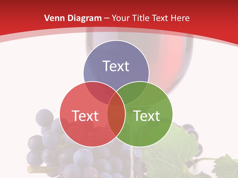 Alcoholic Vine Glassware PowerPoint Template