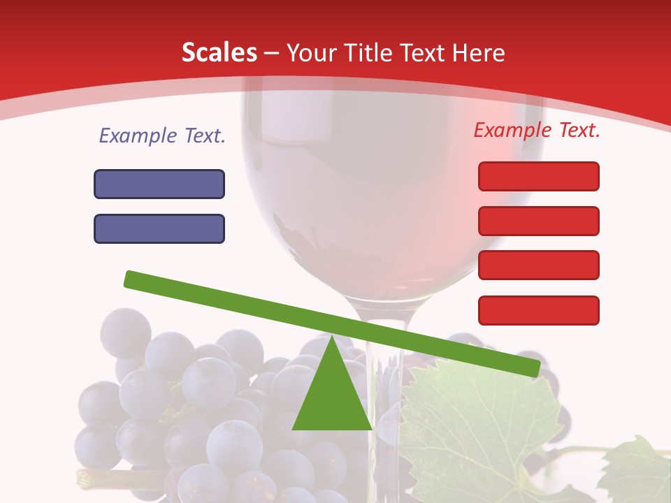 Alcoholic Vine Glassware PowerPoint Template