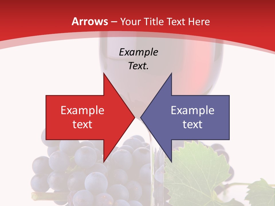 Alcoholic Vine Glassware PowerPoint Template