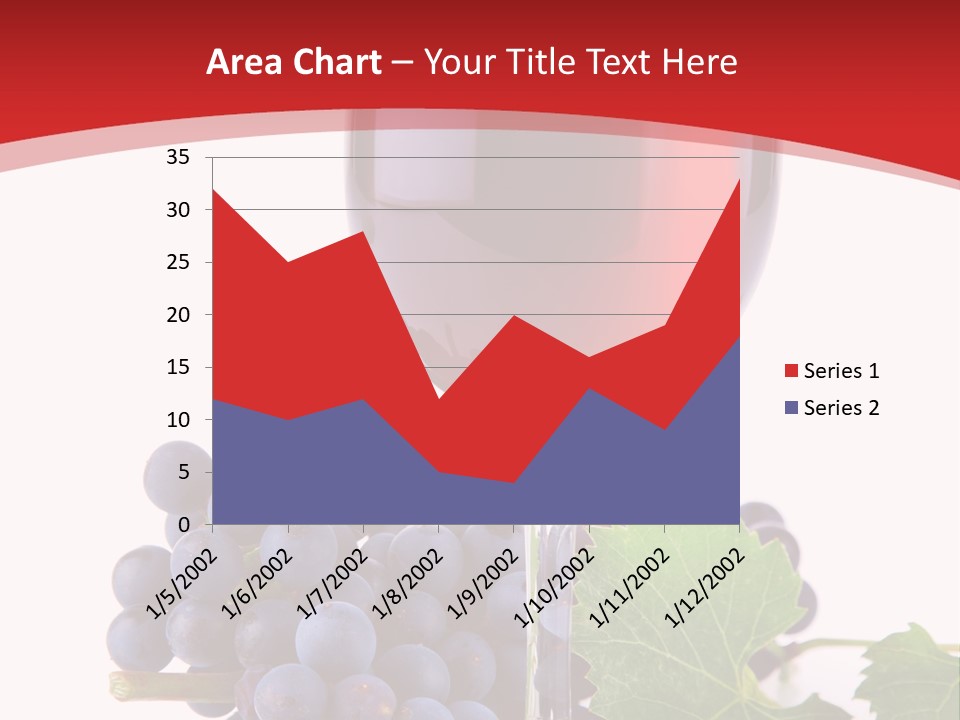 Alcoholic Vine Glassware PowerPoint Template