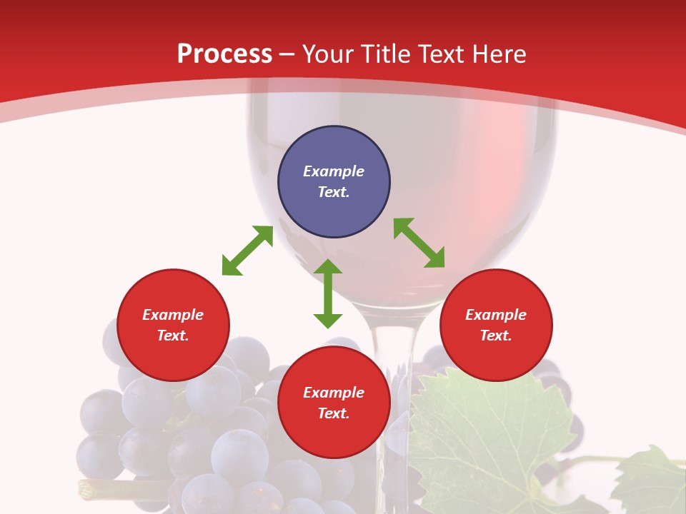 Alcoholic Vine Glassware PowerPoint Template