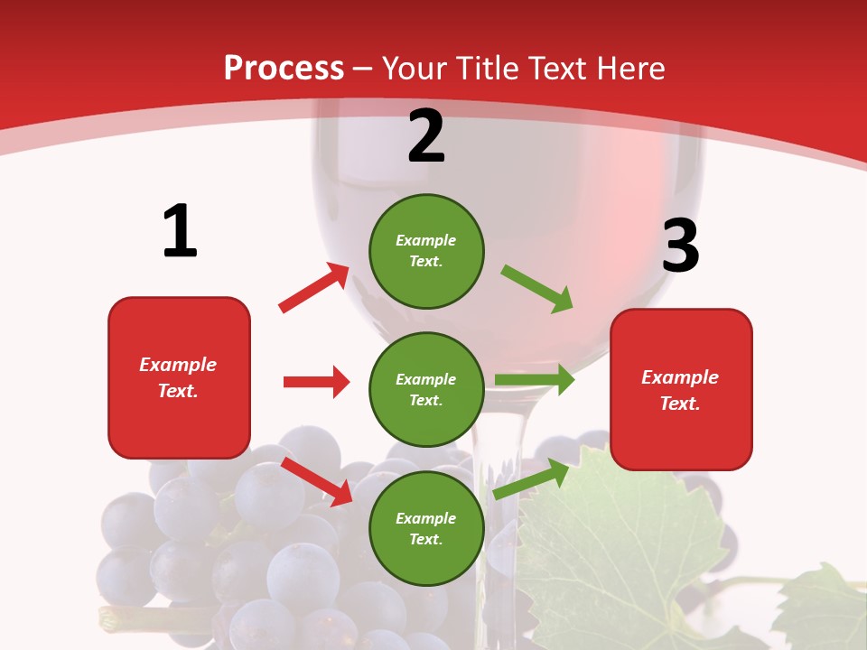 Alcoholic Vine Glassware PowerPoint Template