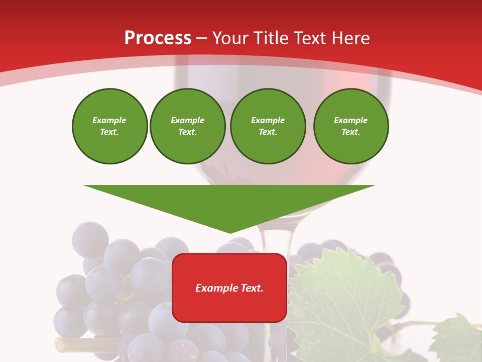 Alcoholic Vine Glassware PowerPoint Template