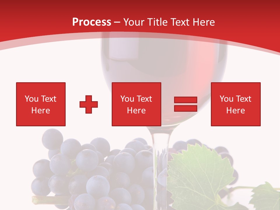 Alcoholic Vine Glassware PowerPoint Template