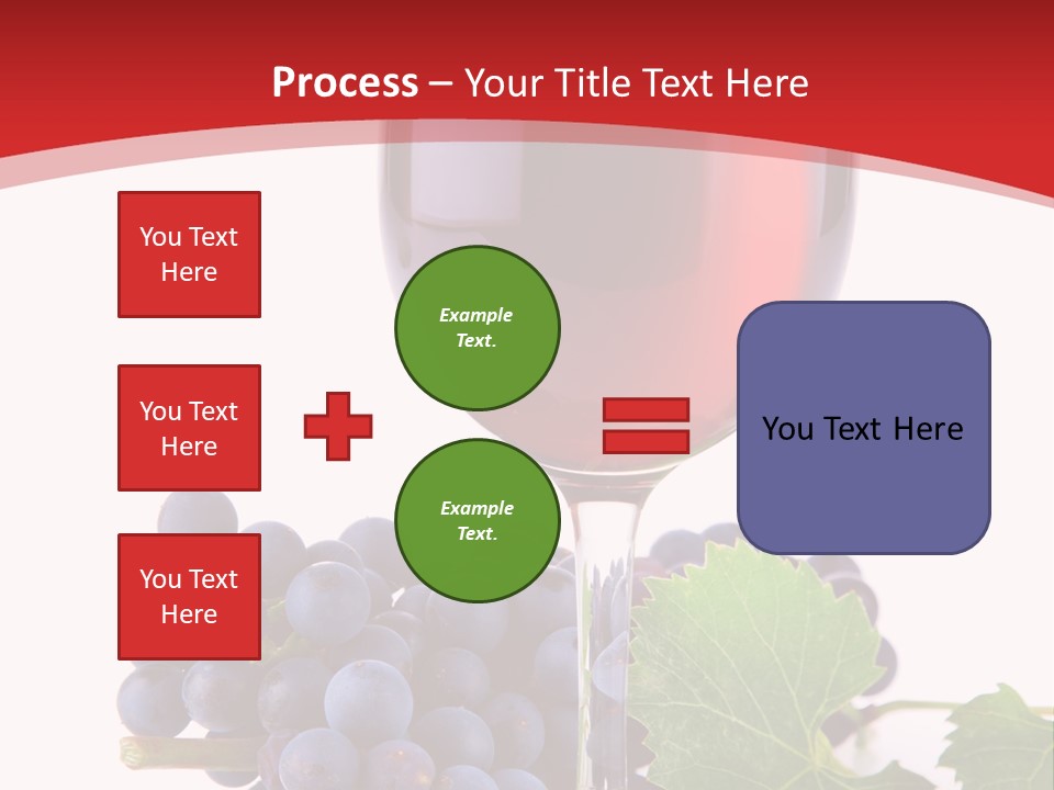 Alcoholic Vine Glassware PowerPoint Template