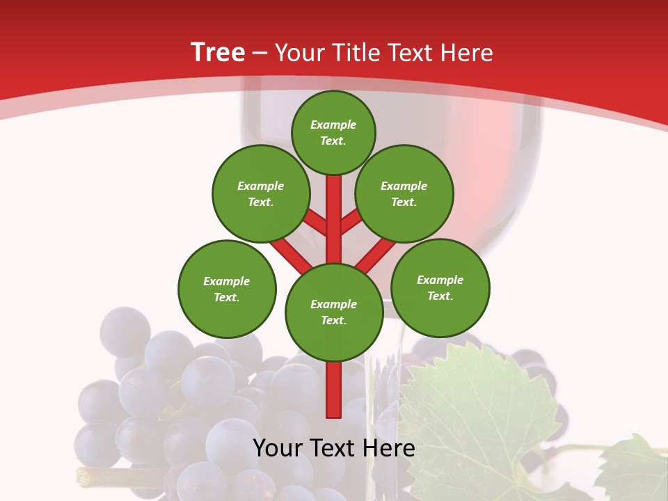 Alcoholic Vine Glassware PowerPoint Template