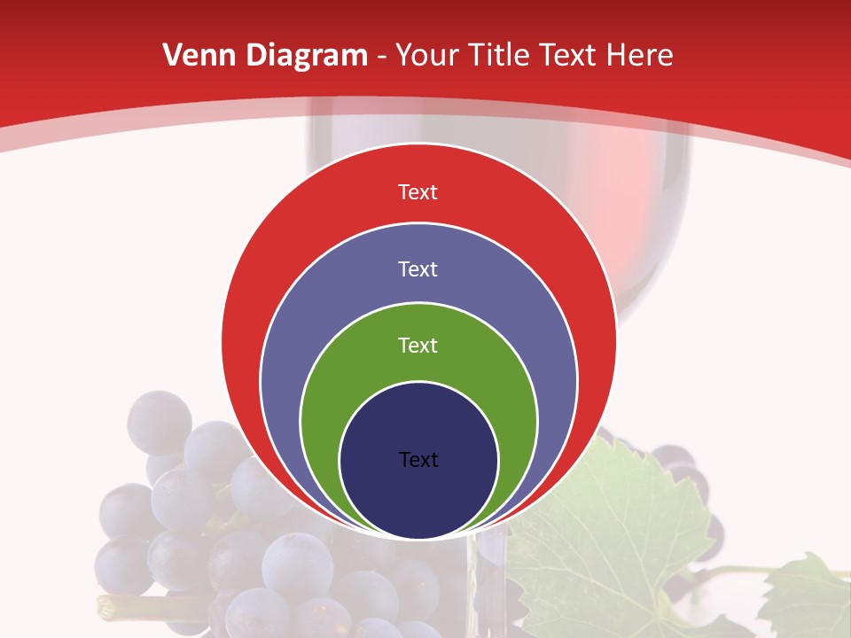 Alcoholic Vine Glassware PowerPoint Template