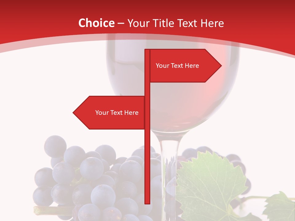 Alcoholic Vine Glassware PowerPoint Template