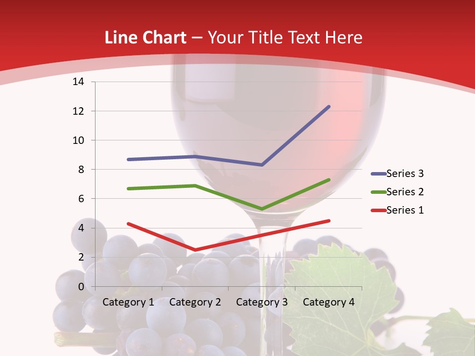Alcoholic Vine Glassware PowerPoint Template