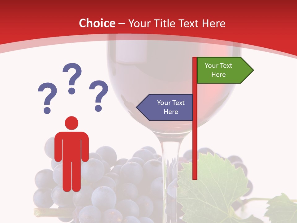 Alcoholic Vine Glassware PowerPoint Template