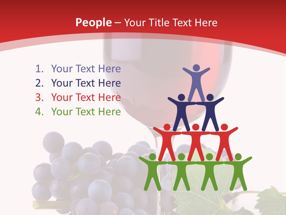 Alcoholic Vine Glassware PowerPoint Template