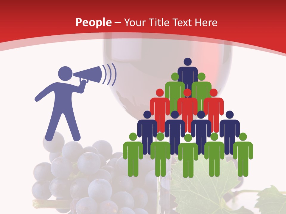 Alcoholic Vine Glassware PowerPoint Template