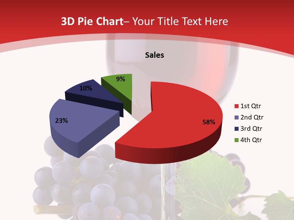 Alcoholic Vine Glassware PowerPoint Template