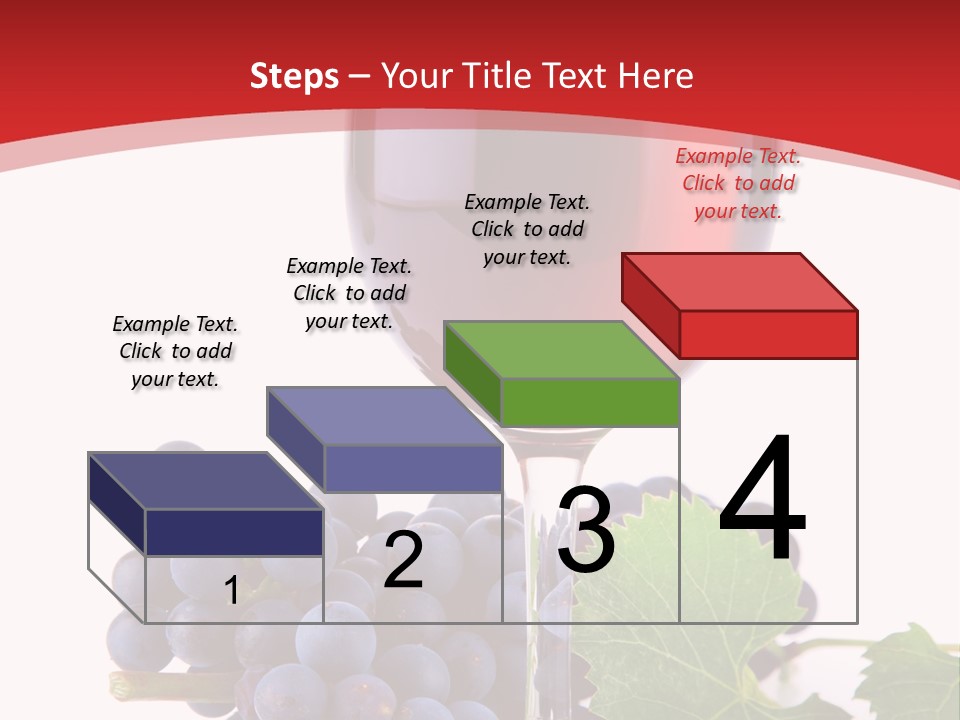 Alcoholic Vine Glassware PowerPoint Template