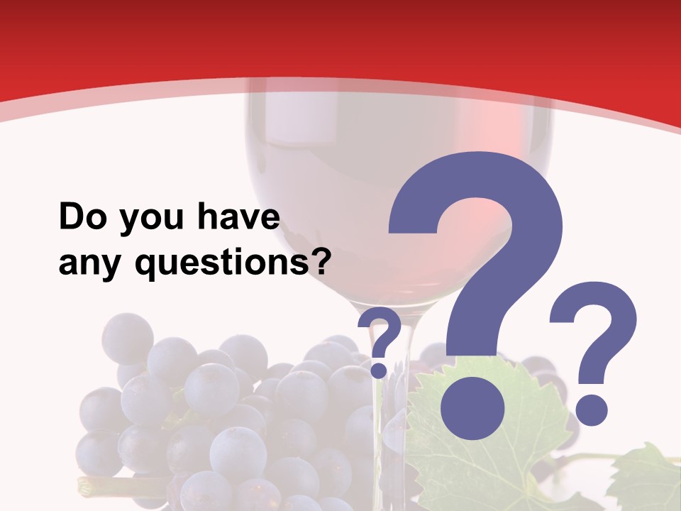 Alcoholic Vine Glassware PowerPoint Template