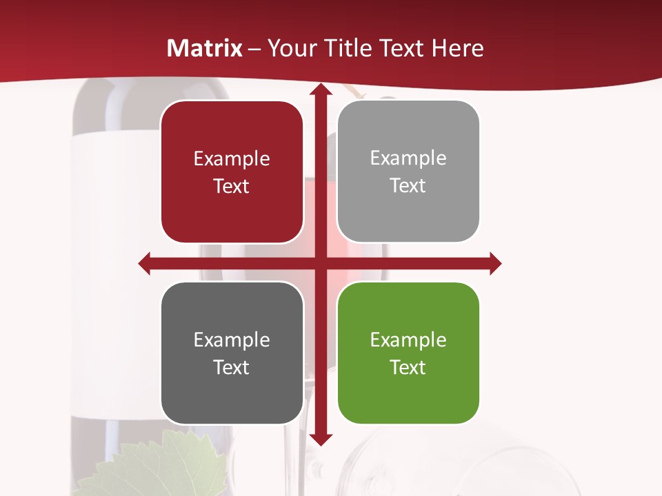 Grape White Filled PowerPoint Template