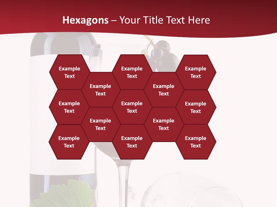 Grape White Filled PowerPoint Template