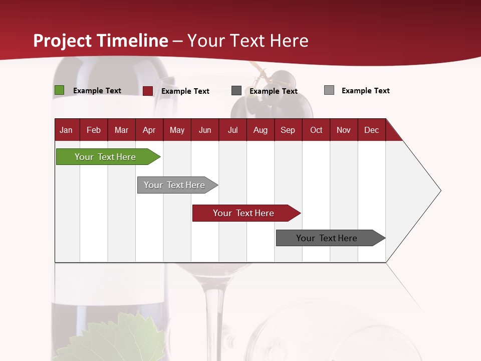 Grape White Filled PowerPoint Template