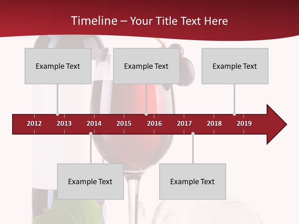 Grape White Filled PowerPoint Template