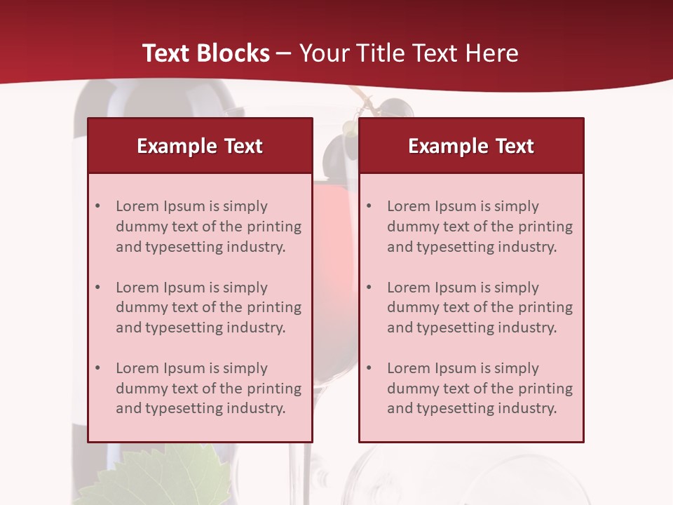 Grape White Filled PowerPoint Template