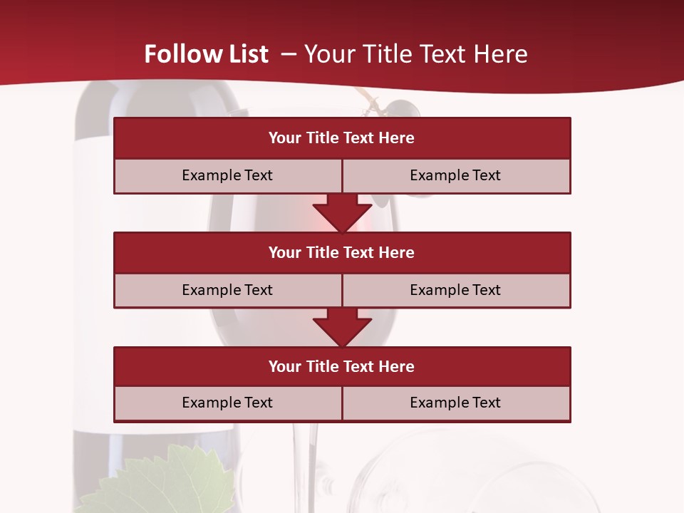 Grape White Filled PowerPoint Template