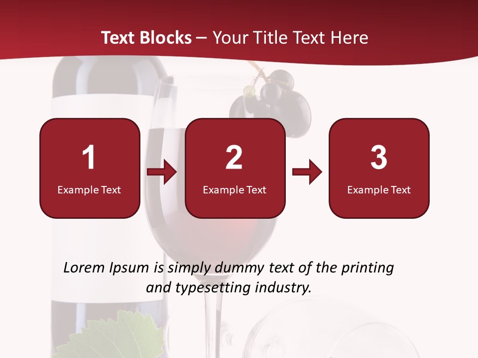 Grape White Filled PowerPoint Template