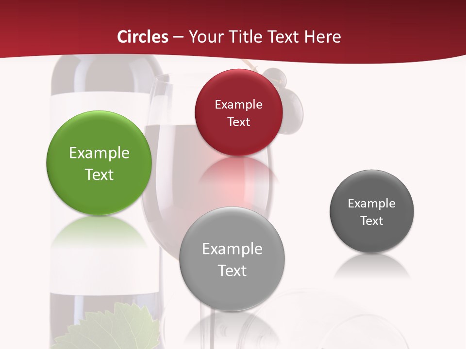 Grape White Filled PowerPoint Template