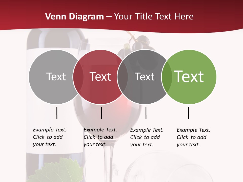 Grape White Filled PowerPoint Template