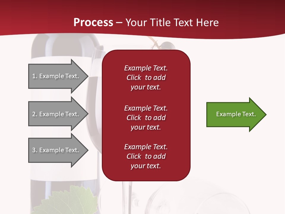 Grape White Filled PowerPoint Template