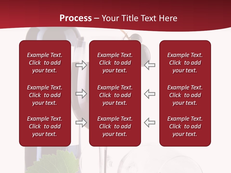 Grape White Filled PowerPoint Template