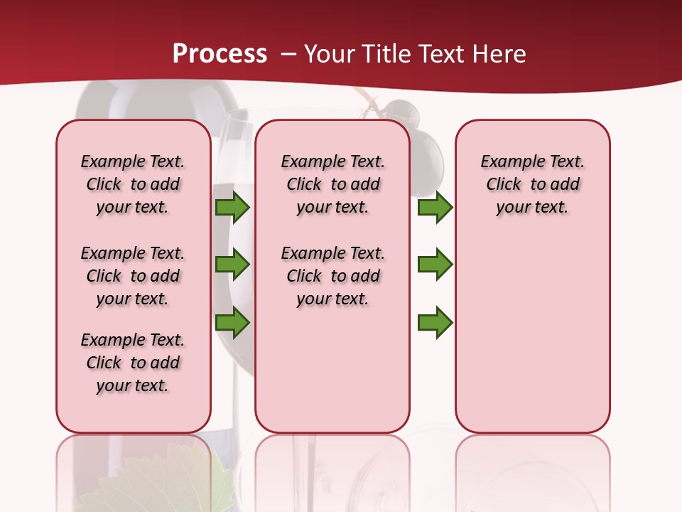 Grape White Filled PowerPoint Template