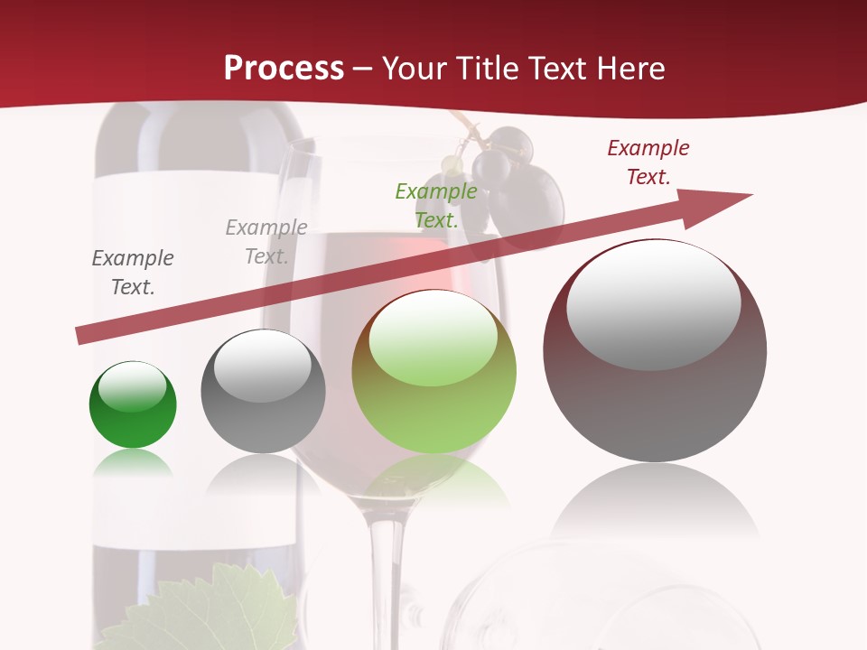 Grape White Filled PowerPoint Template