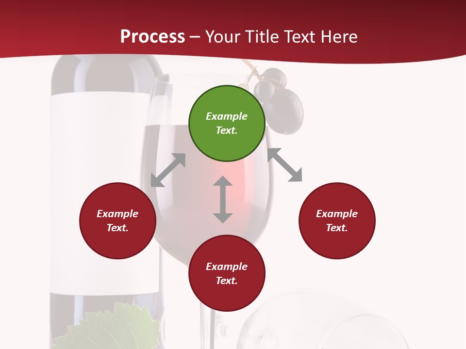 Grape White Filled PowerPoint Template