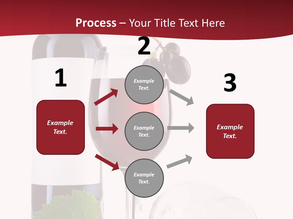 Grape White Filled PowerPoint Template