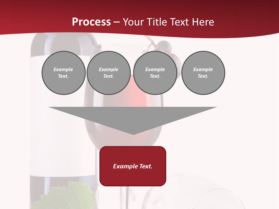 Grape White Filled PowerPoint Template