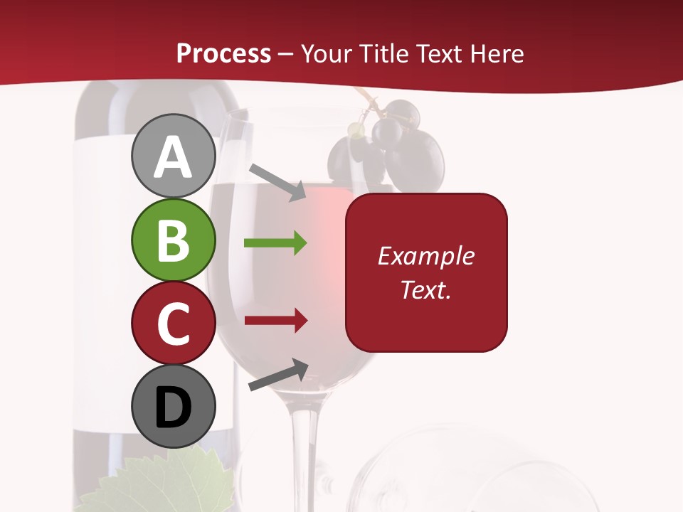 Grape White Filled PowerPoint Template