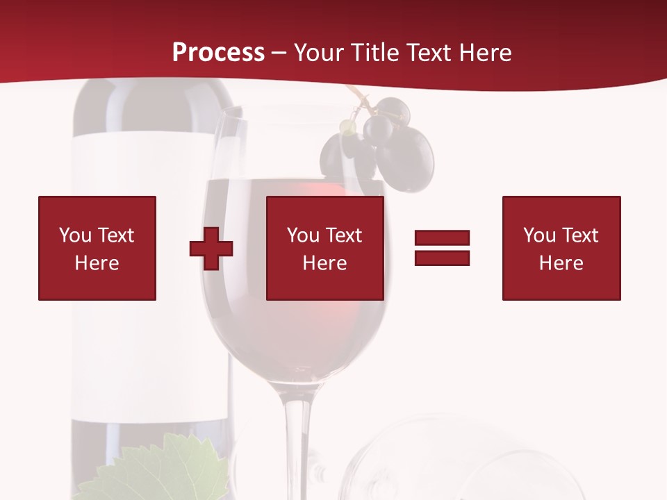 Grape White Filled PowerPoint Template