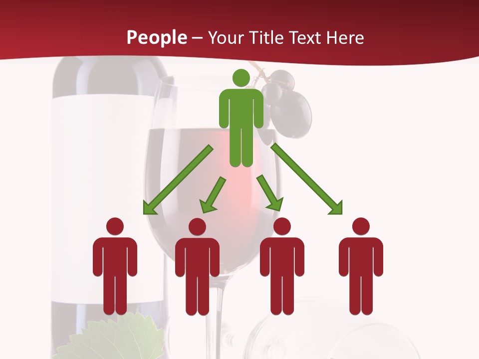 Grape White Filled PowerPoint Template