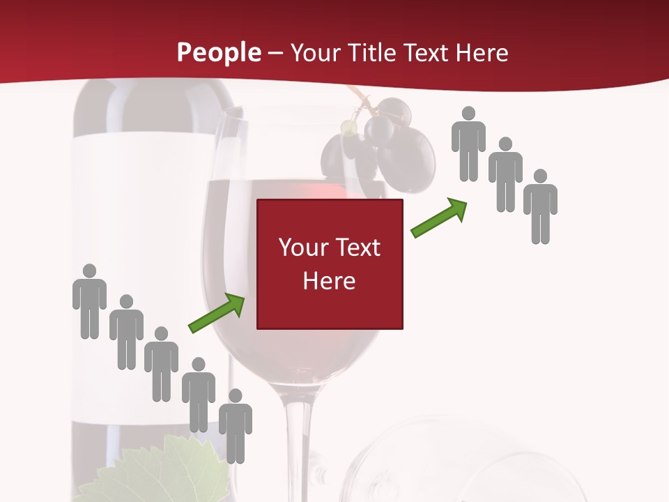 Grape White Filled PowerPoint Template