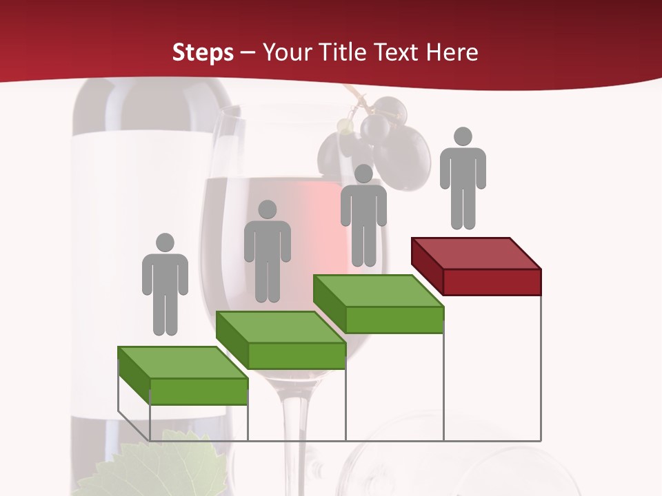 Grape White Filled PowerPoint Template