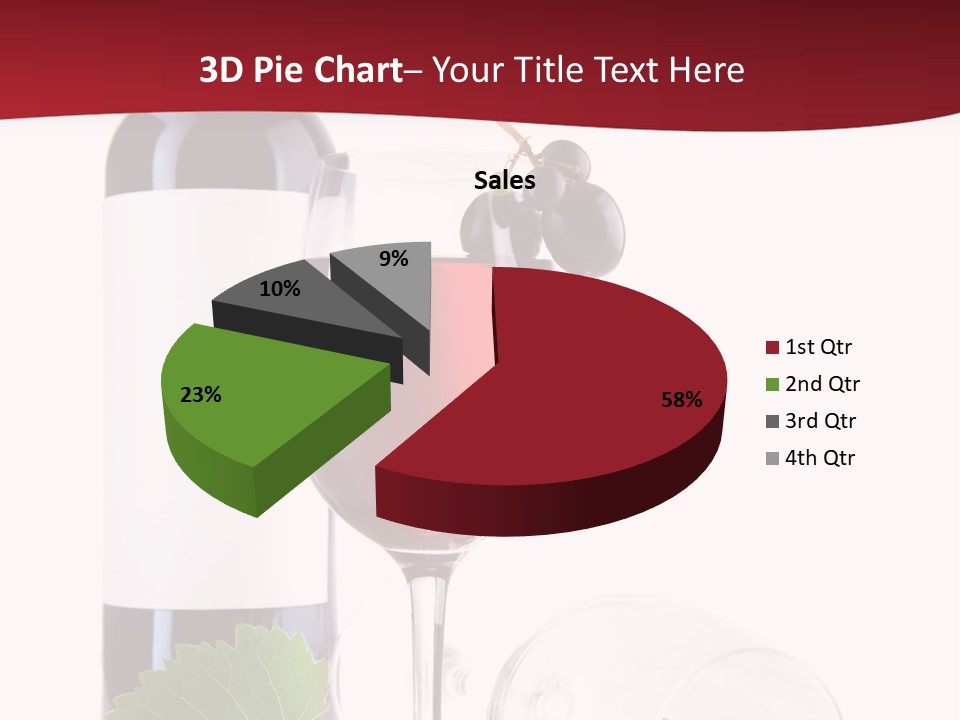 Grape White Filled PowerPoint Template