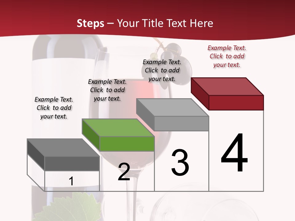 Grape White Filled PowerPoint Template