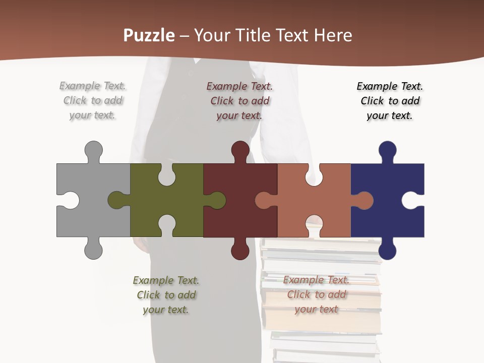 Standing Uniform Classroom PowerPoint Template