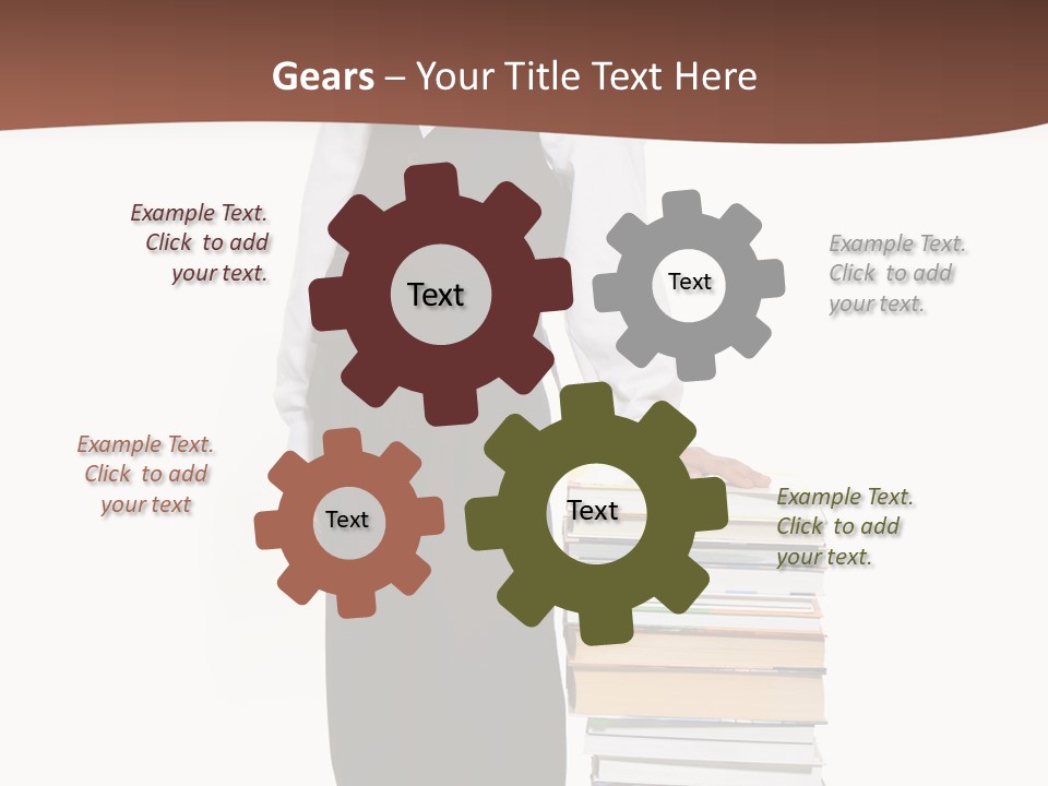 Standing Uniform Classroom PowerPoint Template
