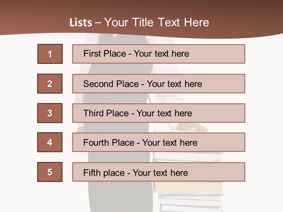 Standing Uniform Classroom PowerPoint Template
