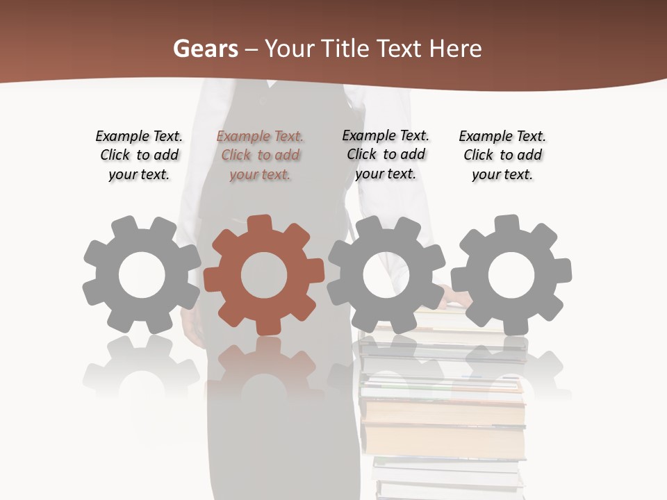 Standing Uniform Classroom PowerPoint Template