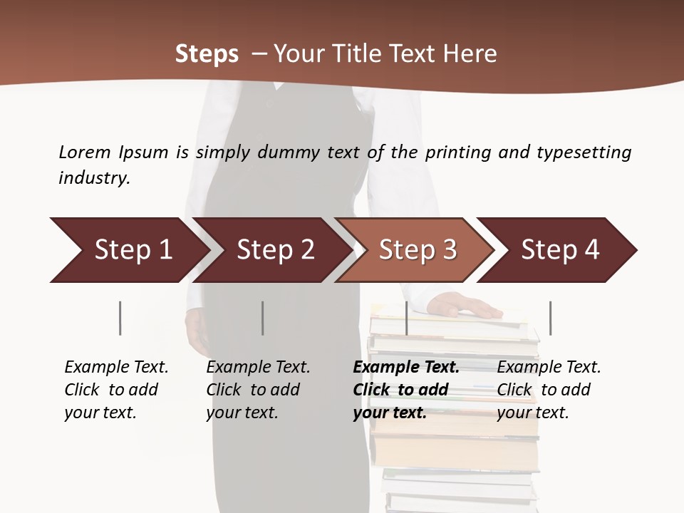Standing Uniform Classroom PowerPoint Template