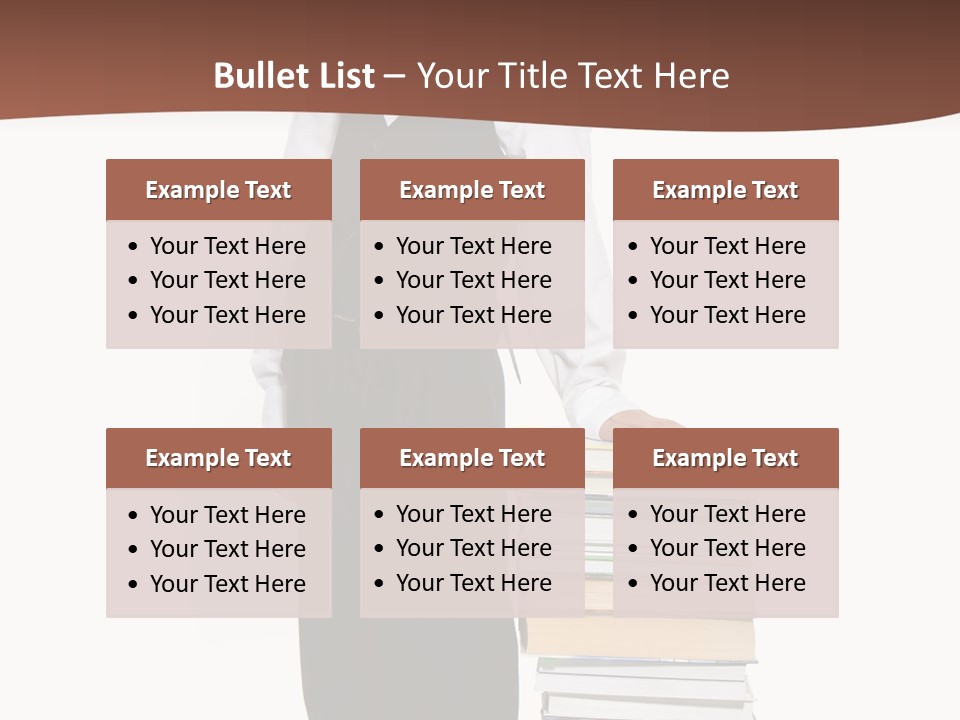 Standing Uniform Classroom PowerPoint Template