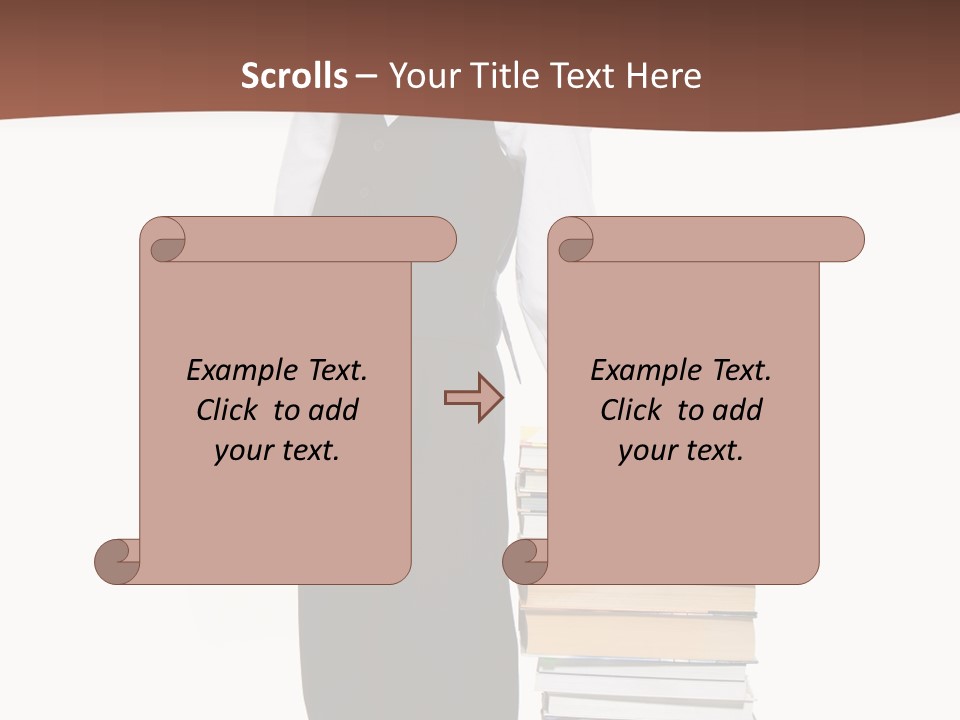Standing Uniform Classroom PowerPoint Template