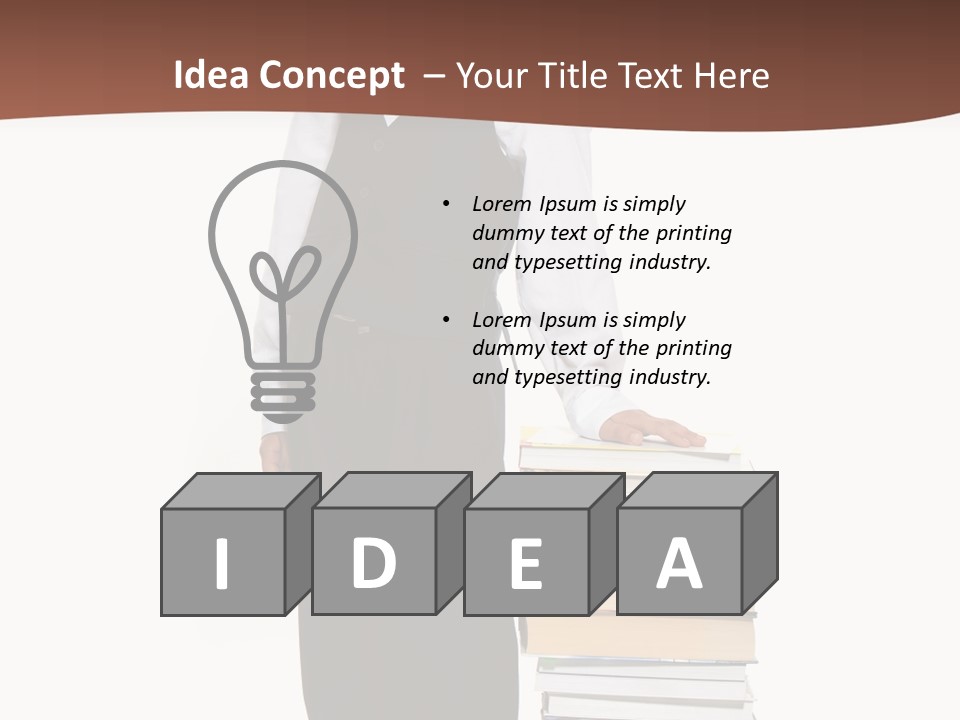 Standing Uniform Classroom PowerPoint Template